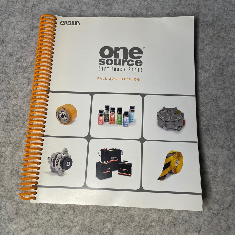 Crown One‎ Source Lift Truck Parts Fall 2018 Catalog Book